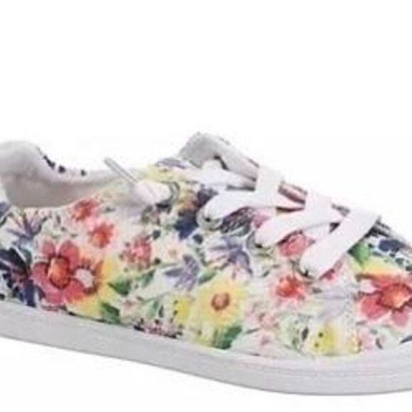 ROXY - NWTIB - L Sz 6.5 "Libbie" Slip-On Canvas SneaKers in Floral Pattern 🌸 - Picture 2 of 16
